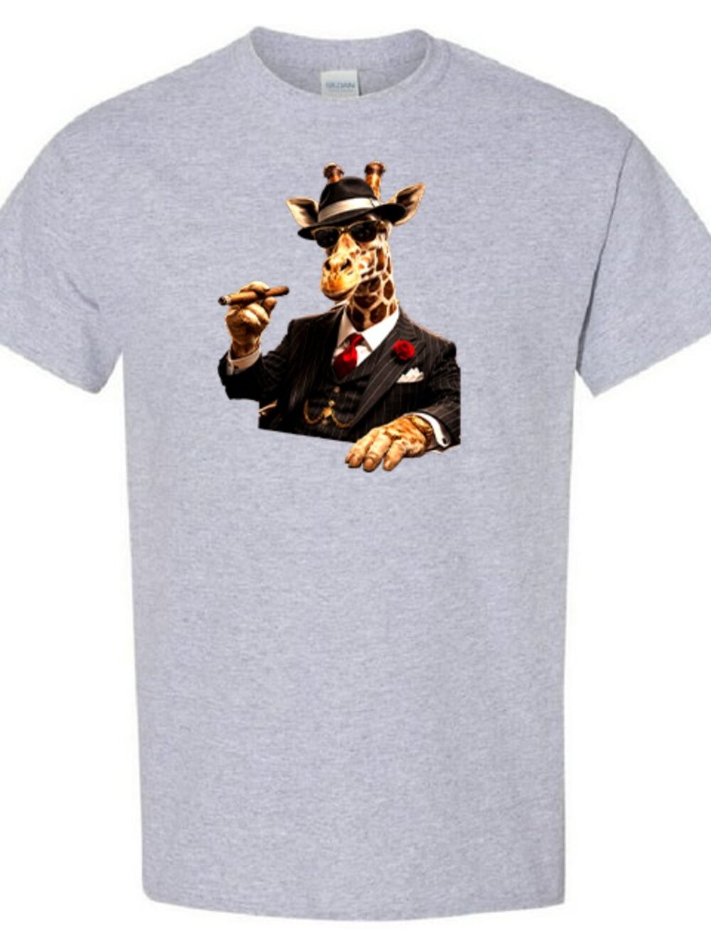Mobster Giraffe - T-Shirt